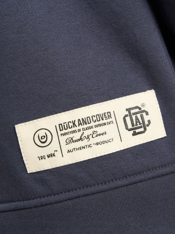 Duck and Cover Keyaan Crew Sweat Navy