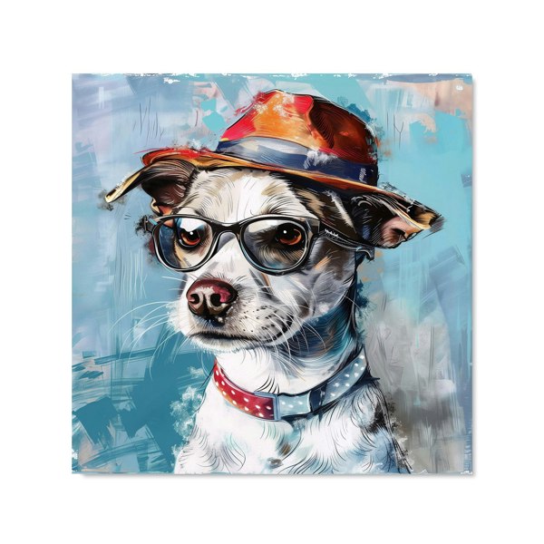 Warren Reed - Designer Quirky Pup with a Fedora Kitchen Splashback