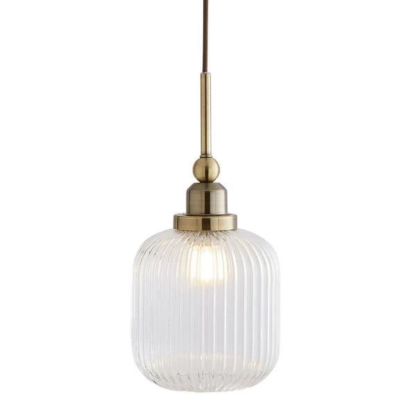 Pagazzi Lighting Riva 3-Light Antique Brass Pendant Bar