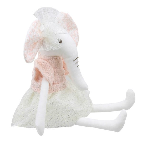 Wilberry Elephant (Pale Pink) - Wilberry Linen Soft Toy