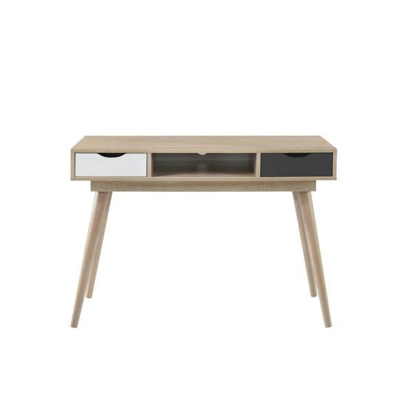 Timber Art Design Scandinavian 2 Drawer Computer Desk Office Furniture Retro Nordic MakeupTable