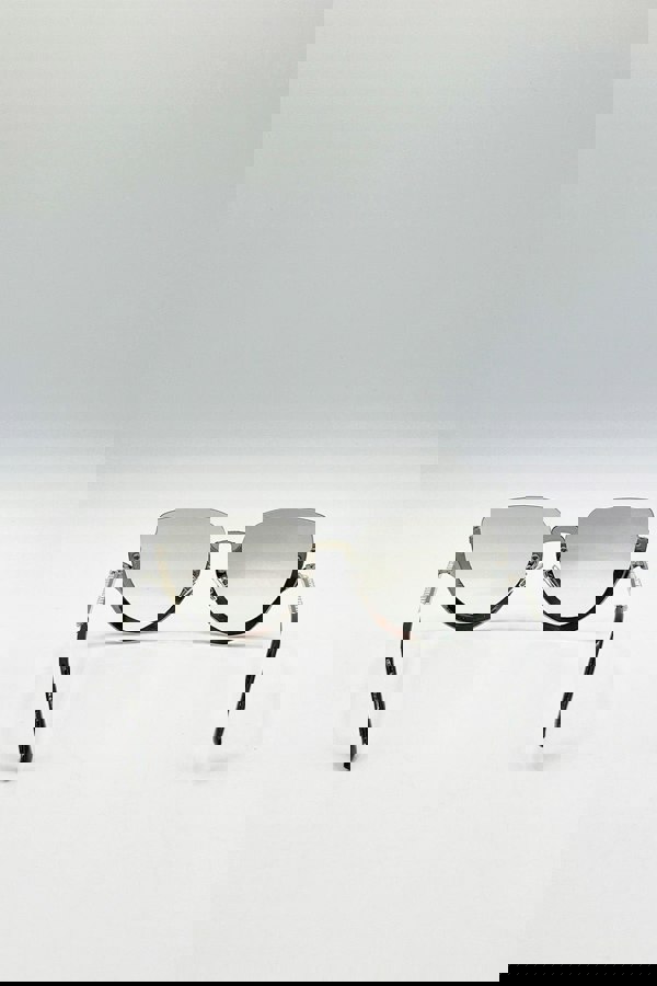 SVNX Pearl Sunglasses in Silver Grey