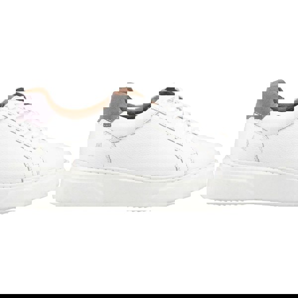 Hush Puppies Whelan Leather Men's White Trainers