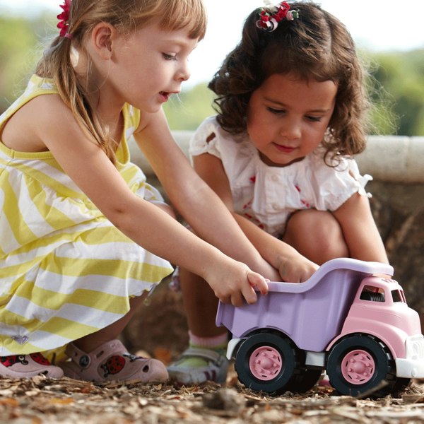 Green Toys Pink Dumper Truck - Made From 100% Recycled Plastic