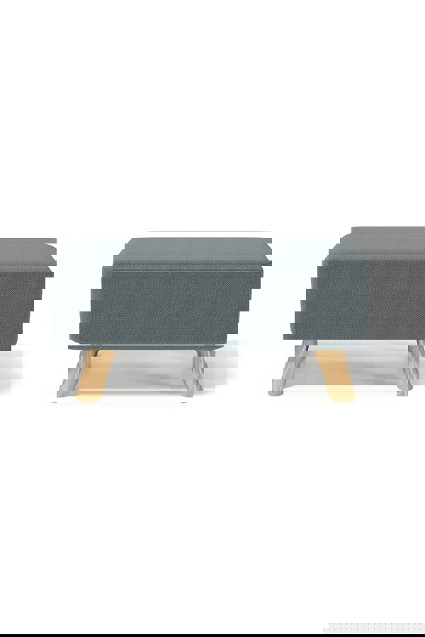 Living and Home 57cm W Rectangular Tofu-shaped Footstool