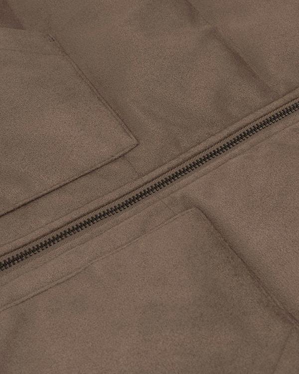 Steel & Jelly Gidea - Suede Look Puffer Gilet