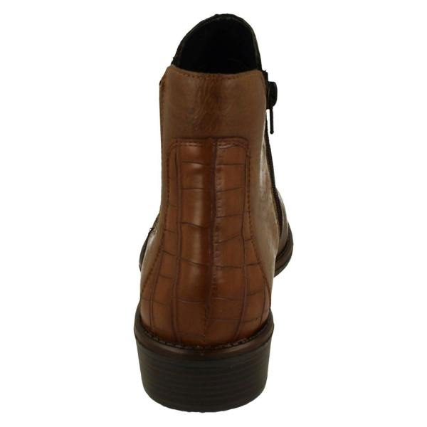 Remonte Ladies Remonte Low Heel Elasticated Casual Chelsea Boots D0F70