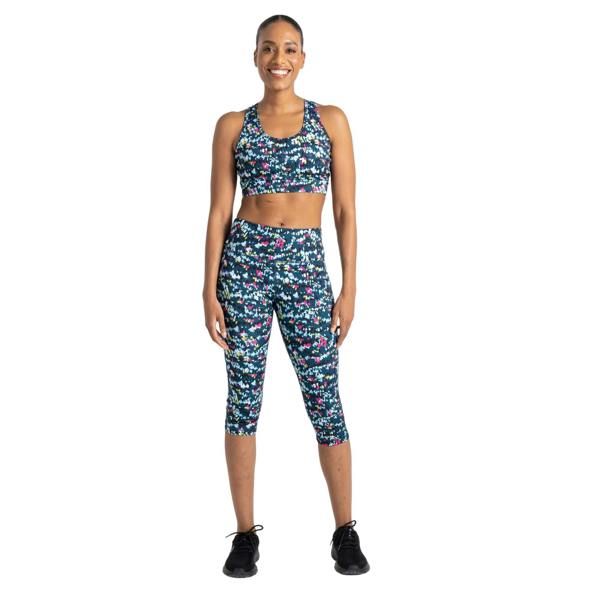 Dare 2B Womens/Ladies Influential Dash Print 3/4 Leggings - Moonlight Denim - 