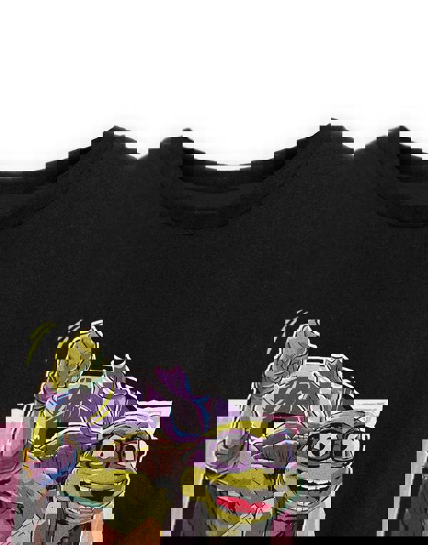 Teenage Mutant Ninja Turtles Boys Black Donnie Short Sleeved T-Shirt