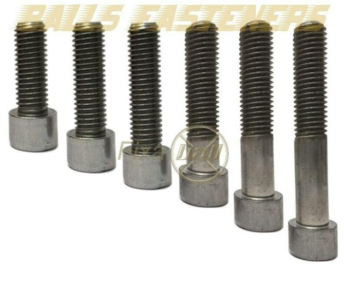 Fixaball M8 Socket Cap Allen Screw Bolt A2/304 Stainless Steel