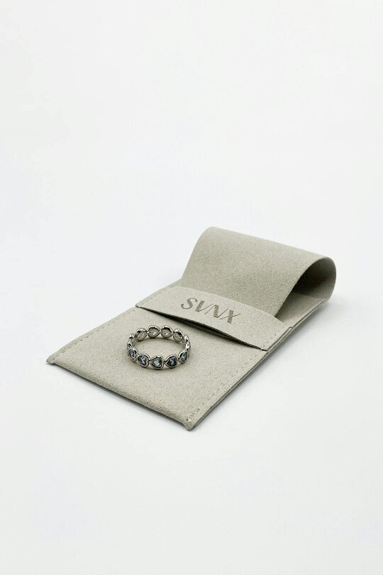SVNX The 'Atlas' Ring in Silver and Blue