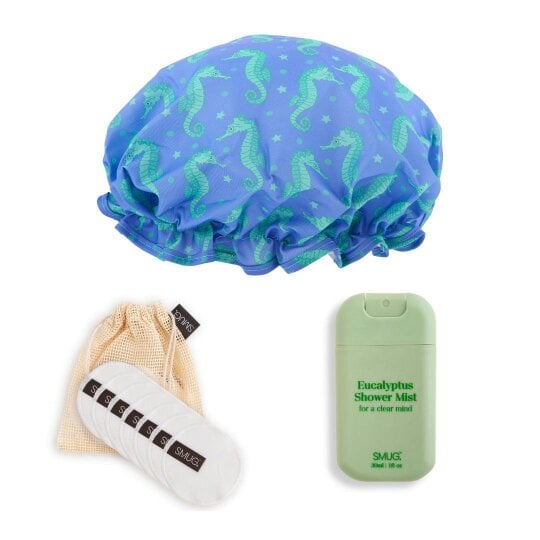 Shower & Spa Set - Various Prints - Seahorse