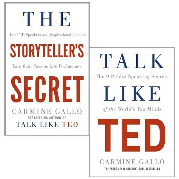 Carmine Gallo Collection 2 Books Set (The Storyteller's Secret and Talk Like TED)