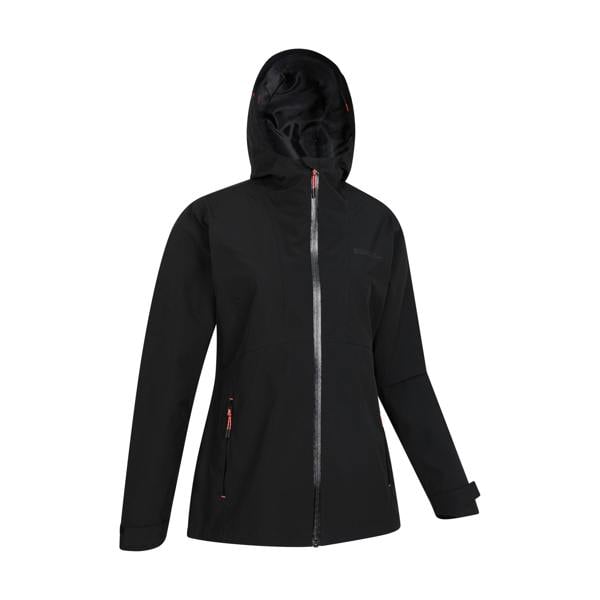 Mountain Warehouse Womens/Ladies Rook Waterproof Jacket - Black - 