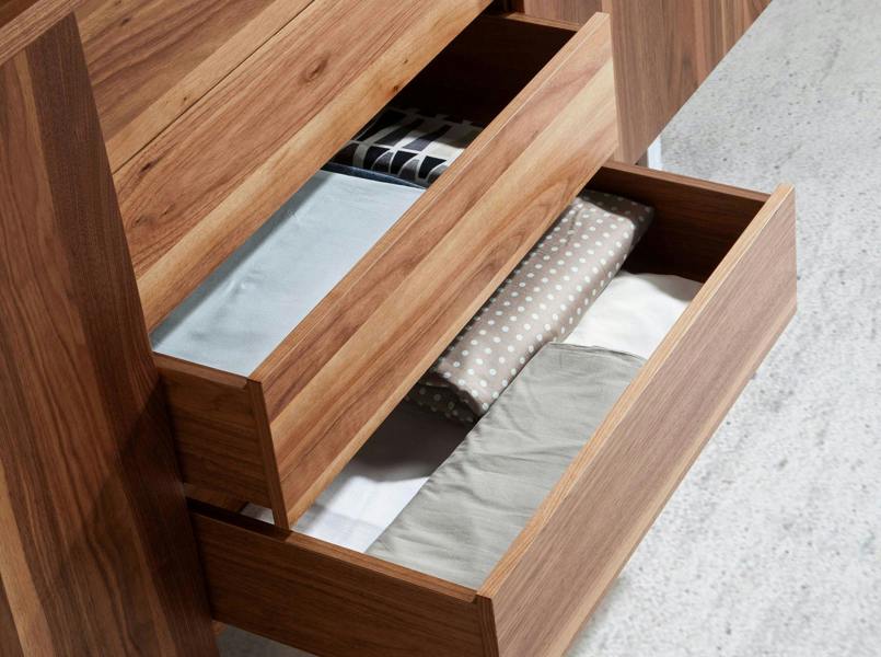 Angel Cerdá Sideboard Walnut and Chromed Steel 3056