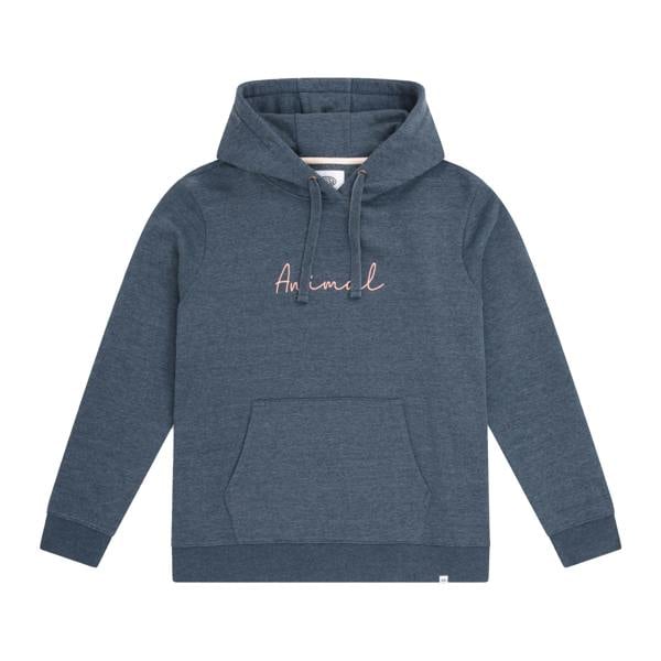 Animal Womens/Ladies Maya Organic Hoodie - Dark Blue