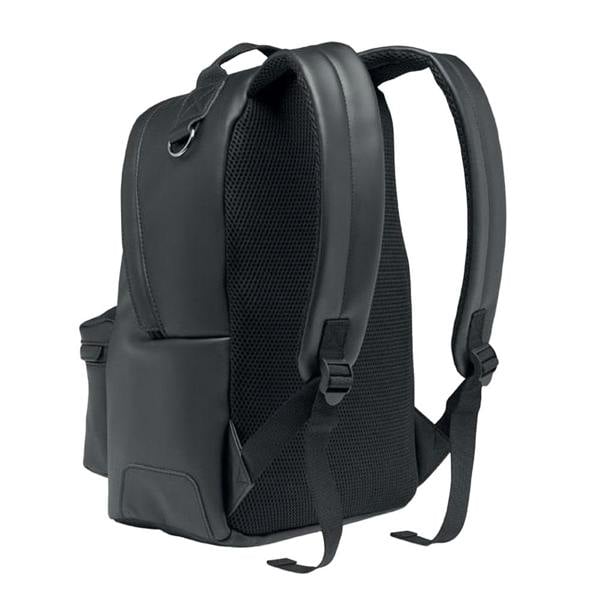 MidOcean Bai PU Laptop Backpack - Black - 