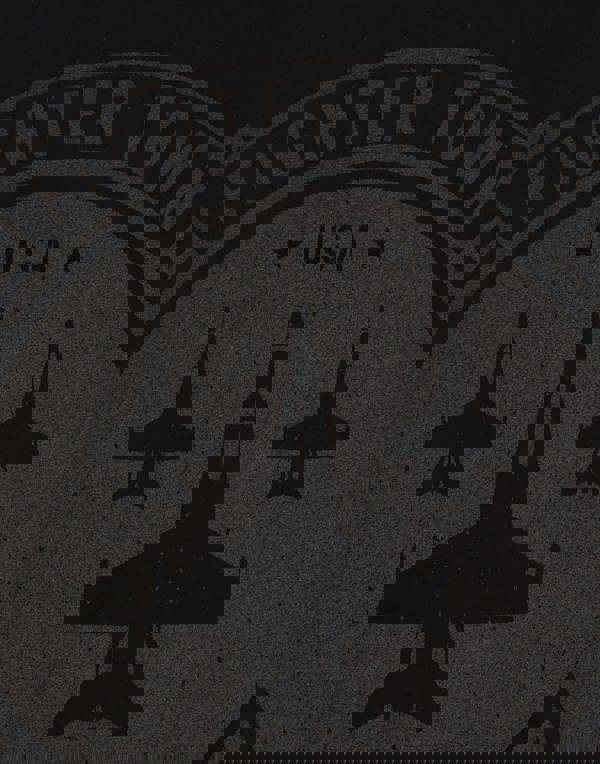 Top Gun: Maverick Mens Black Fighter Jet Graphic Print Short Sleeved T-Shirt