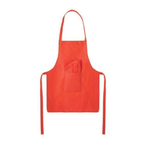 MidOcean Childrens/Kids Kid Chef Apron - Red - 