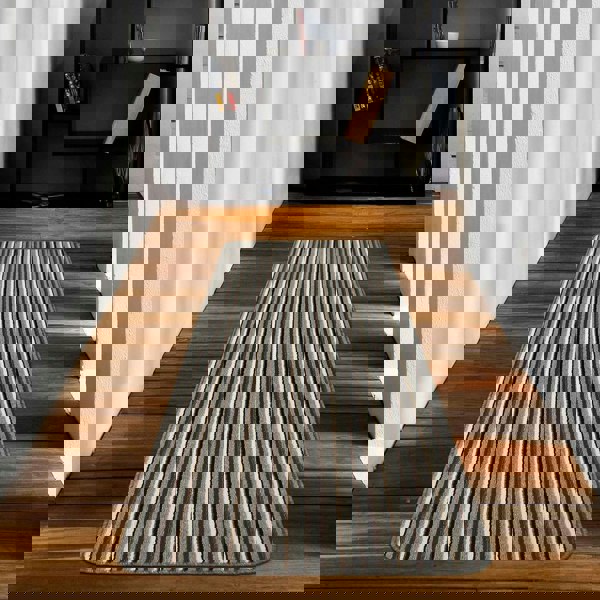 Washable Designer Mats Stripe Design in Different Colors