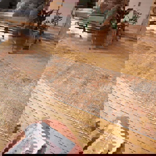 The Rugs Washable Abstract Design Rug Indoor-Outdoor