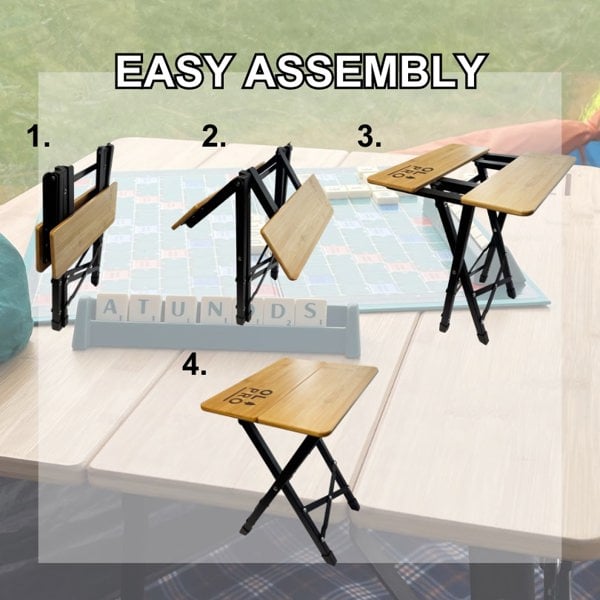 Bamboo Camping Stool 2 Fold OLPRO
