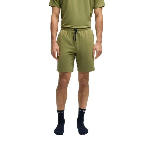 Boss Mens Regular Jersey Shorts - Mid Green - 