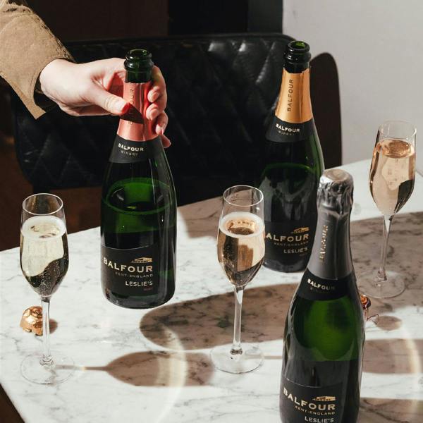 Balfour Leslie's Rosé NV 75cl — Traditional Method English Sparkling Rosé