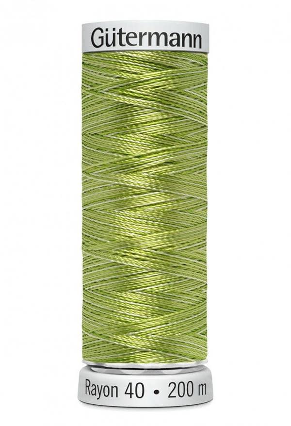 Gutermann No 40 Sulky Rayon Embroidery Thread 200m Rayon Thread Suitable For Embroidery
