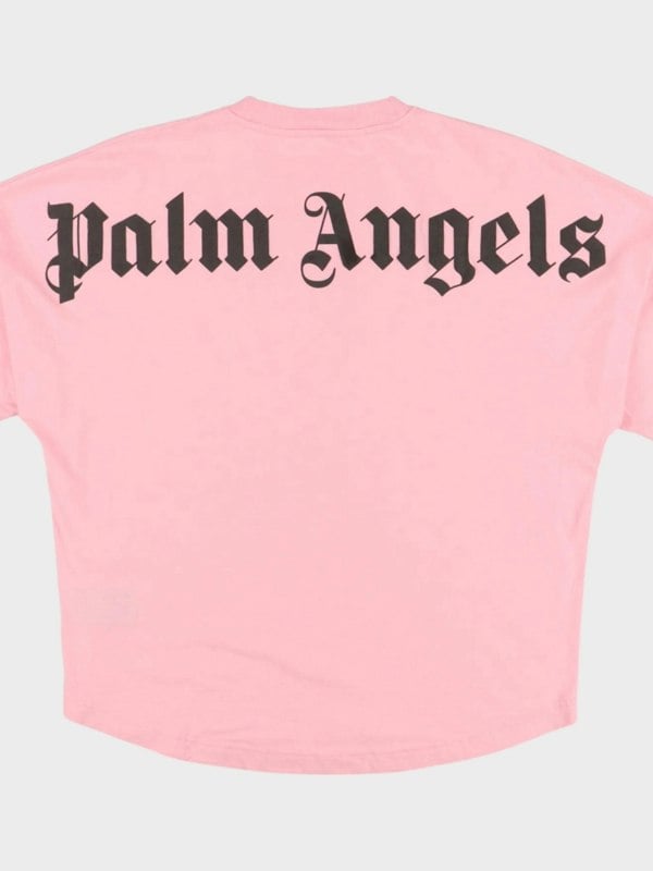 Palm Angels Classic Logo Long Sleeve Tee 'Almond Blossom' - Supplied FashionPalm Angels