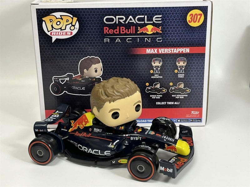 Funko Max Verstappen And Car Red Bull Formula 1 F1 Vinyl Figure 15 cm x 12 cm Funko Pop 72617