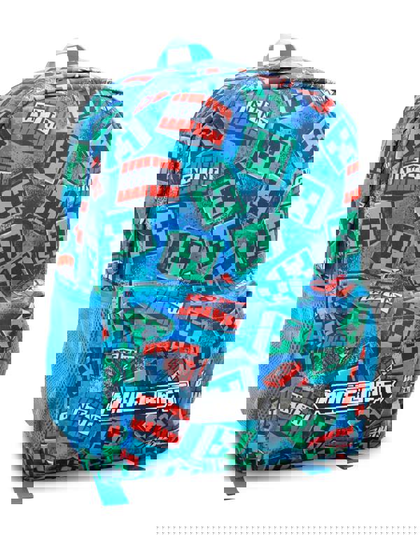 Minecraft Unisex Kids Blue Logo Backpack (One Size)