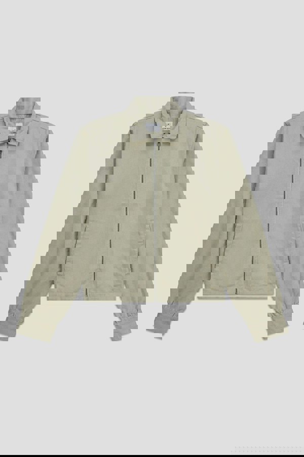 ENORSIA Women's Green Full Zip Cropped Jacket