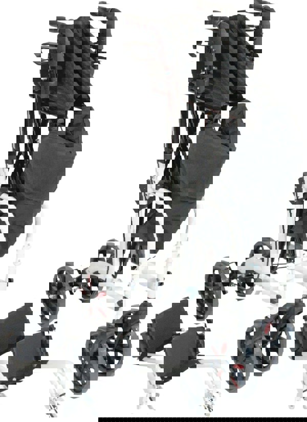 Aidapt Duo Rollator And Transit Chair White