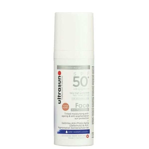 Ultrasun Face  Tinted Anti-Pigmentation Sun Protection Honey SPF50+ 50ml