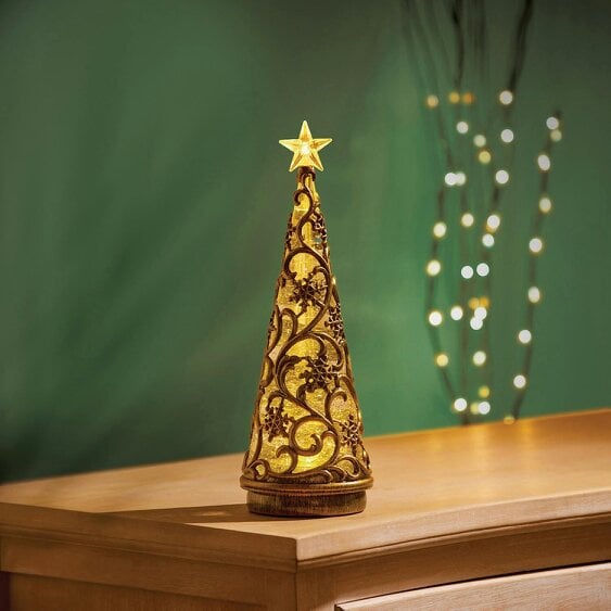 Scotts of Stow Antique Gold Illuminated Tree