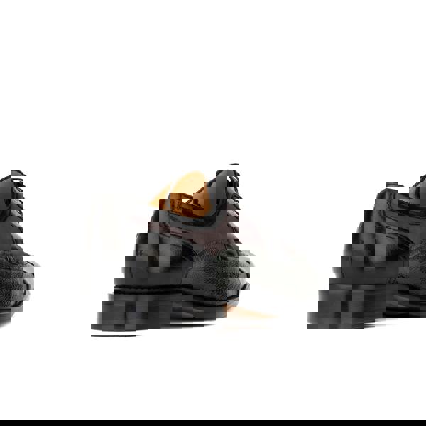 Embassy London Orlando - Grey, Black & Green - Men's Leather & Suede Oxford