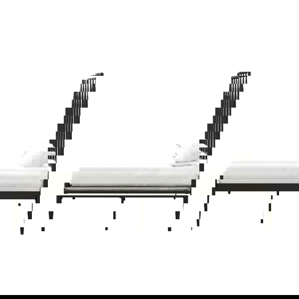 Dorel Home Giulia Modern Metal Bed Black - Double