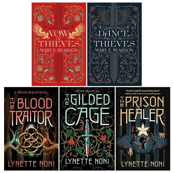 The Prison Healer Series By Lynette Noni and Dance of Thieves Series by Mary E. Pearson 5 Books Collection Set