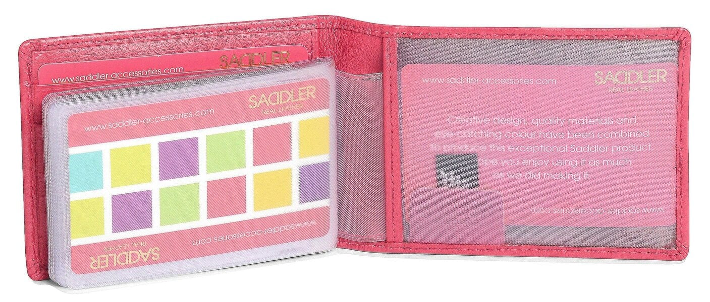 SADDLER Robyn Compact Leather Card Wallet – Handmade by Saddler | RFID Protected & Gift Boxed