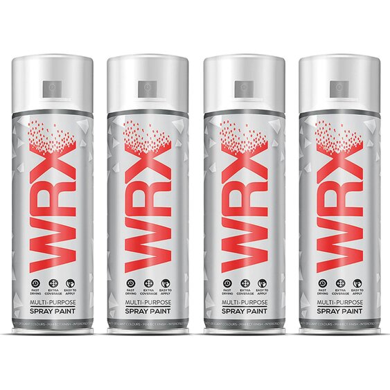 WRX 4X WRX White Surface Primer Spray Paints 400ml