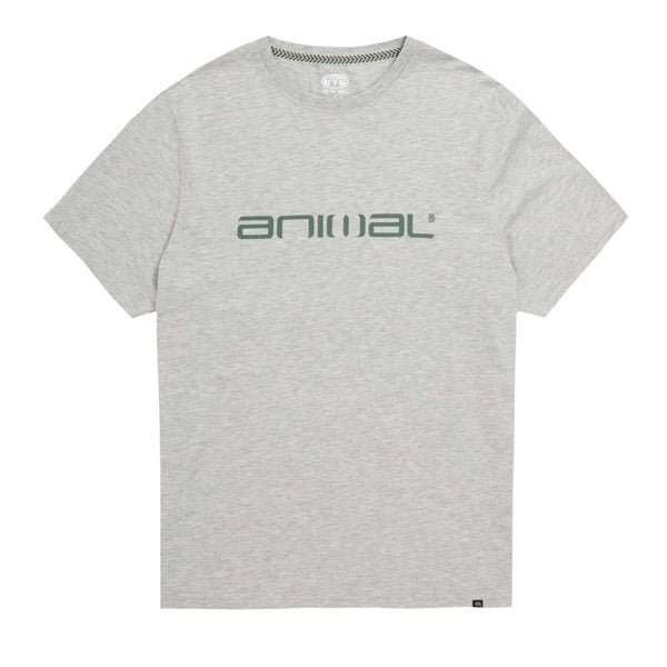 Animal Mens Classico Organic T-Shirt - Grey