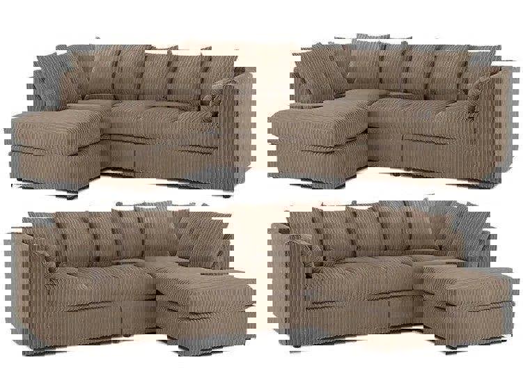 Chicago 5 Seater Corner Scatter Back Sofa Scene