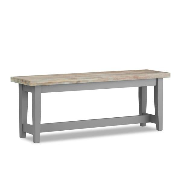 Statement Furniture Florence Bench Wooden Dining Table Seat 120cm Long
