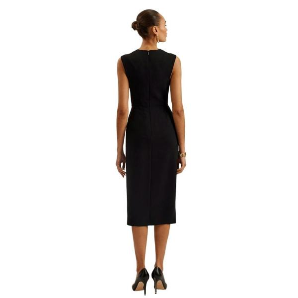 Ted Baker WMH MANABDL Tailored Midi Dress With Fro
