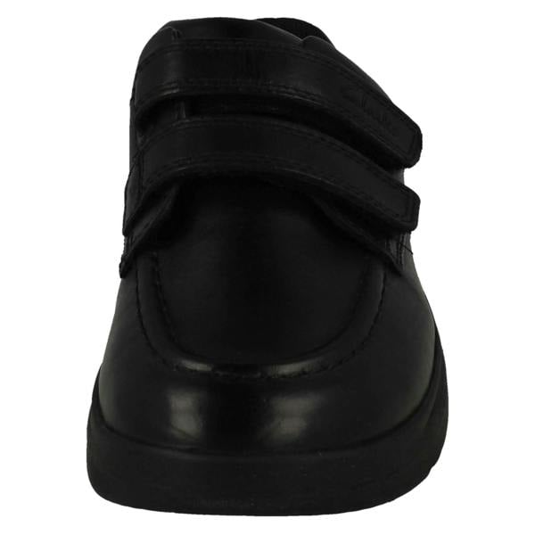 Clarks Boys Clarks Double Strap Fastening School Shoes Goal Style K