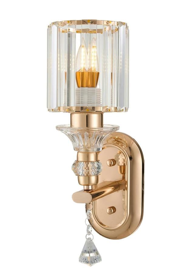 Living and Home E27 Crystal Wall Light Fixture Decor