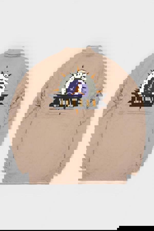 Nike Jordan MVP Zip-Up Sports Jacket Beige