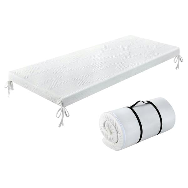 Lavio Camping Mattress Topper Gel Memory Foam Car Mattress Roll Floor Bed Mat