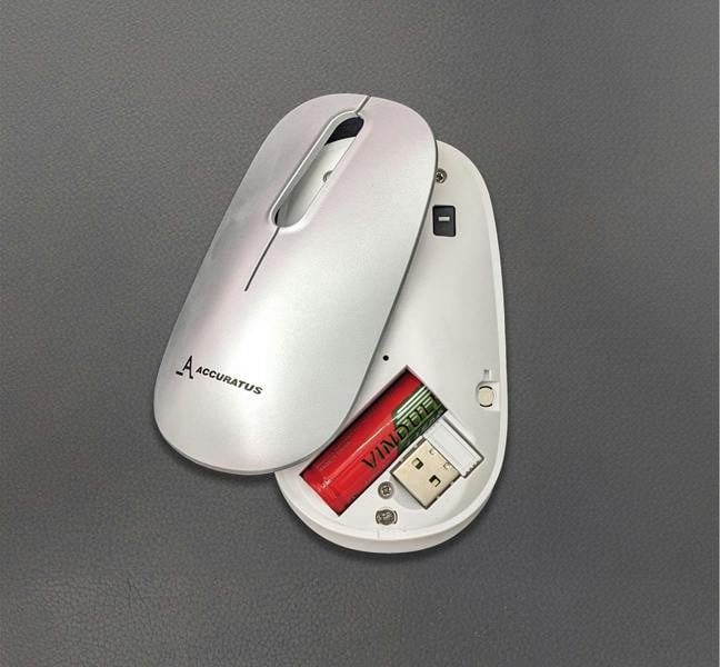 Accuratus 8400 - Rechargeable Multidevice Bluetooth 5.0 & RF 2.4Ghz Wireless Multimedia Scissor Key Keyboard and Mouse Set